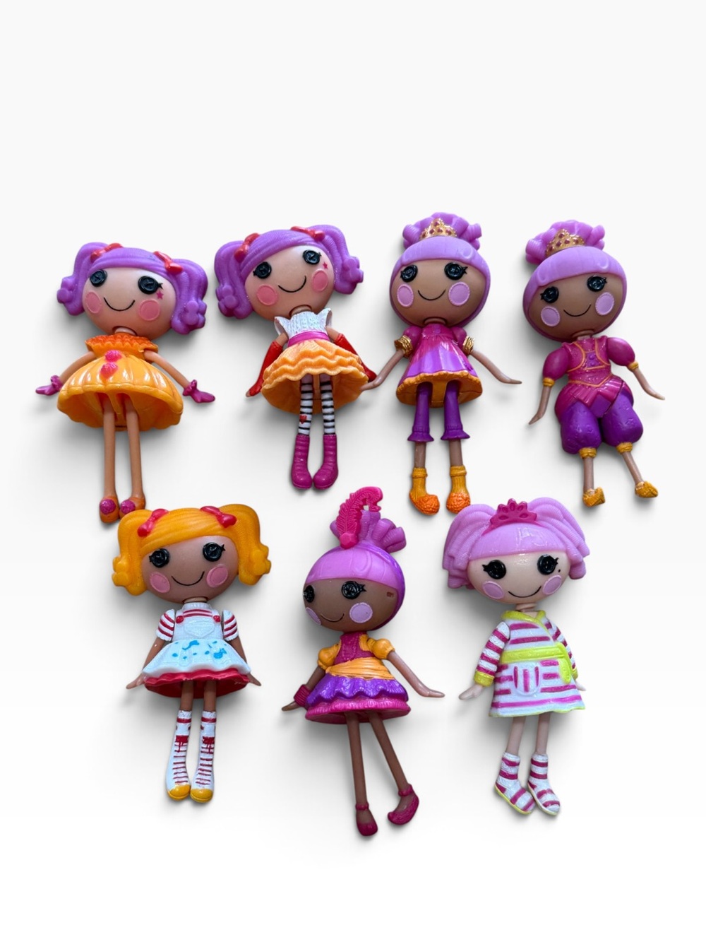 LALALOOPSY Mini Dolls x 7